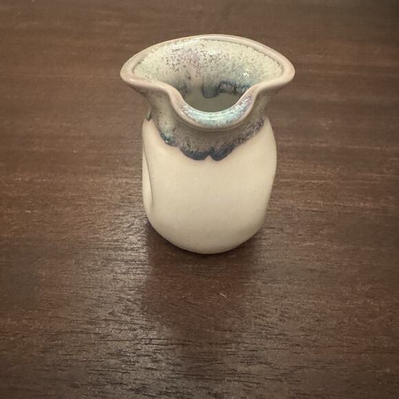 Vtg Creamer SMP Smokey Mountain Pottery Tennessee Handmade Ceramic Pinched Syrup - Picture 4 of 13